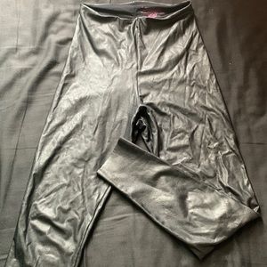 Commando Control leather leggings. Size medium.